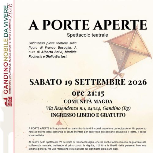 A Porte Aperte – 19 settembre a Gandino